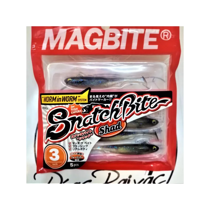 Snatch Bite Shad de Magbite 3" Color 06
