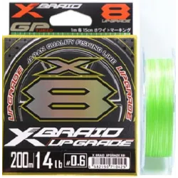 YGK X-Braid Upgrade X8 PE 1.2 (0.18mm) 200 m