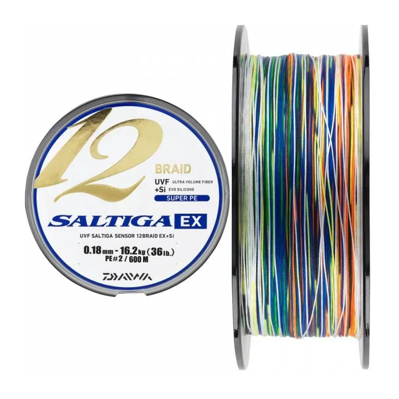 Saltiga 12 Braid EX 0.35 mm 600 m Multicolor
