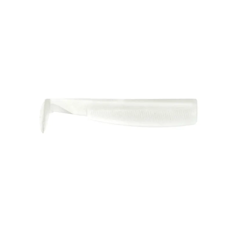 Vinilo Black Minnow 90mm Color Blanc 3 Cuerpos