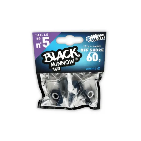 Cabezas 60G Black Minnow 160mm Color Blue 2 Unidades