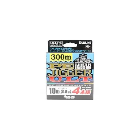 Sunline PE Jigger ULT X4 PE0.6 300m