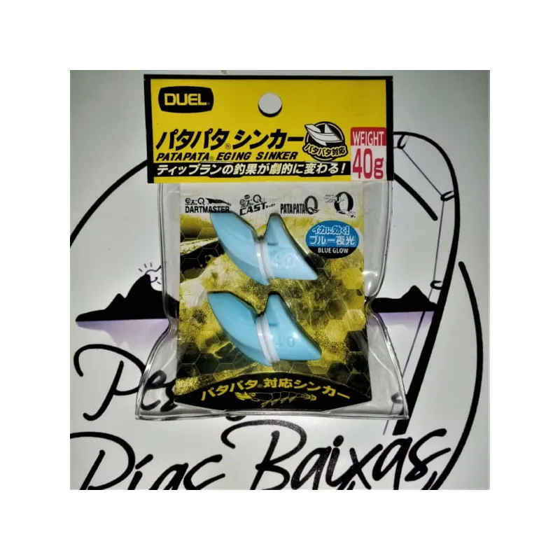 Duel PataPata Eging Sinker 40g Blue Glow