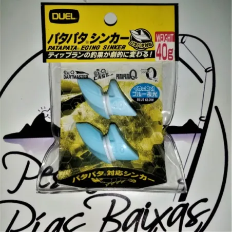 Duel PataPata Eging Sinker 40g Blue Glow