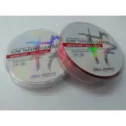 Kali Kunnan Surf Tapered Leaders - Rojos