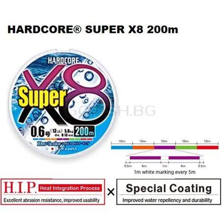 Duel Hardcore Super X8 - PE1.0 200m