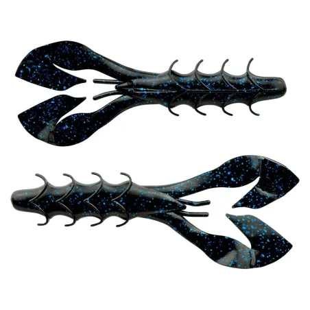 Yum Spine Craw - Black/Blue Flake