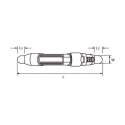Portacarrete Fuji Titanium - (T-NS-GL7)