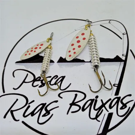 Cucharilla Tanger - Plata Puntos Rojos