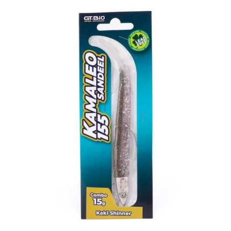 Gt Bio Kamaleo Sandeel 155 - 15g Kaki Shinner