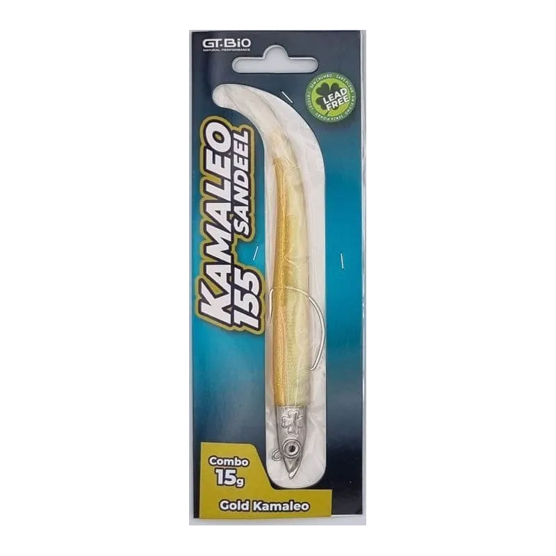 Gt Bio Kamaleo Sandeel 155 - 15g Gold Kamaleo
