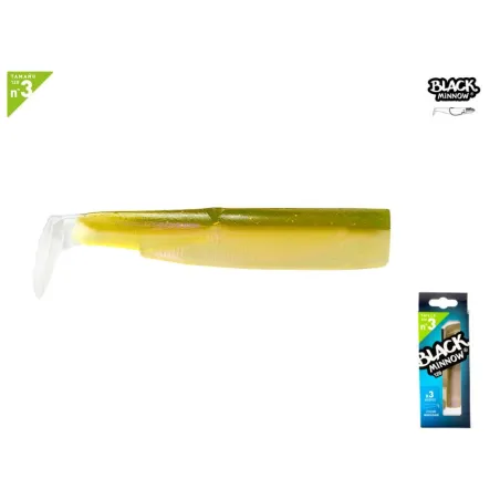 Black Minnow 120 Wakasagi - 3 Cuerpos