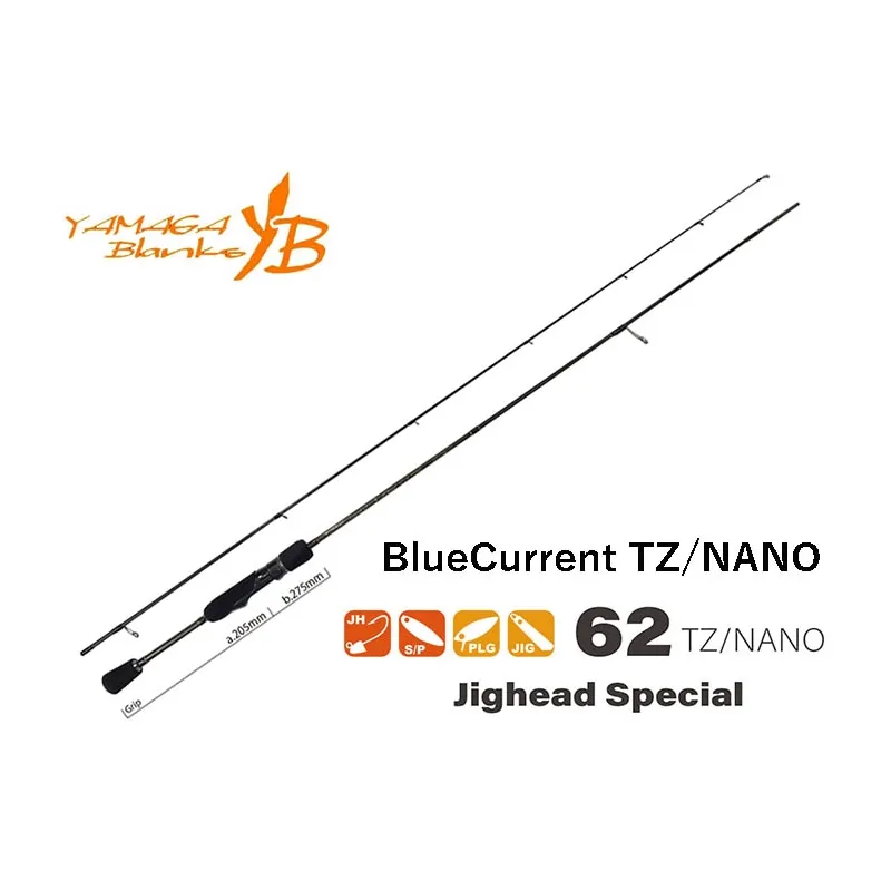 Blue Current JHspecial　62Tz /Nano Yamaga Blanks Blue Current 62 TZ Nano - JH Special