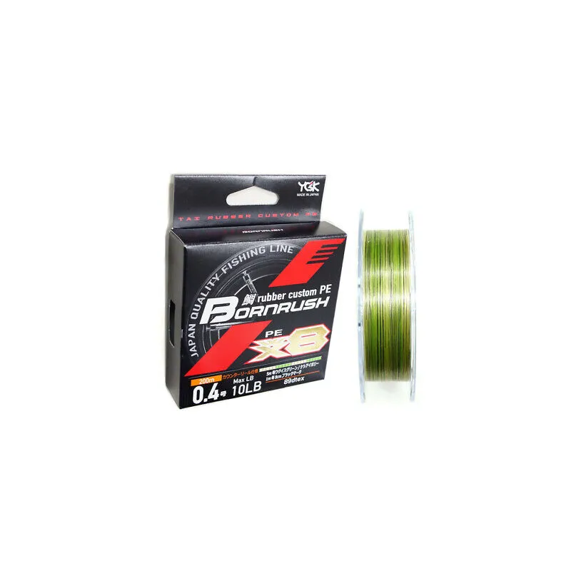 YGK Bornrush Rubber Custom WX8 - PE0.4