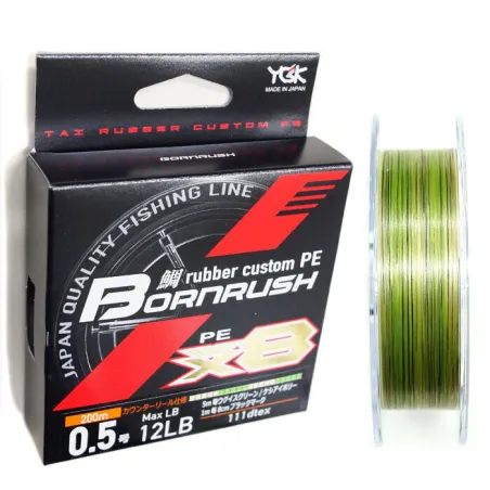 YGK Bornrush Rubber Custom WX8 - PE0.5