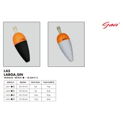 Boya Larga Sin Lastre - Gaci