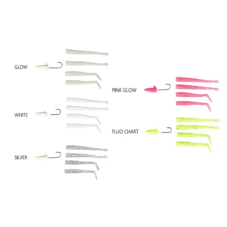 Savage Gear LRF Mini Sandeel Kit - 25 piezas