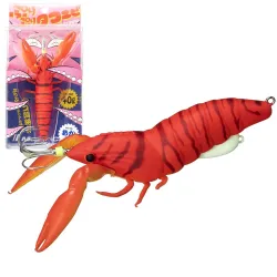 Major Craft Puri Puri Taco Ebi Jig - Aka Ebi