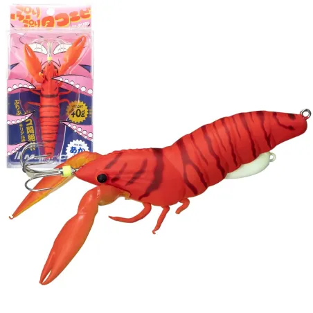 Major Craft Puri Puri Taco Ebi Jig - Aka Ebi