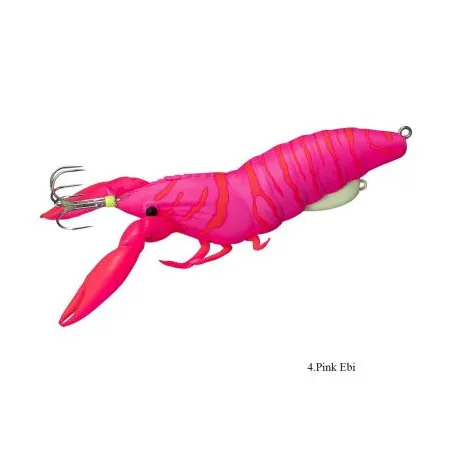 Major Craft Puri Puri Taco Ebi Jig - Pink Ebi