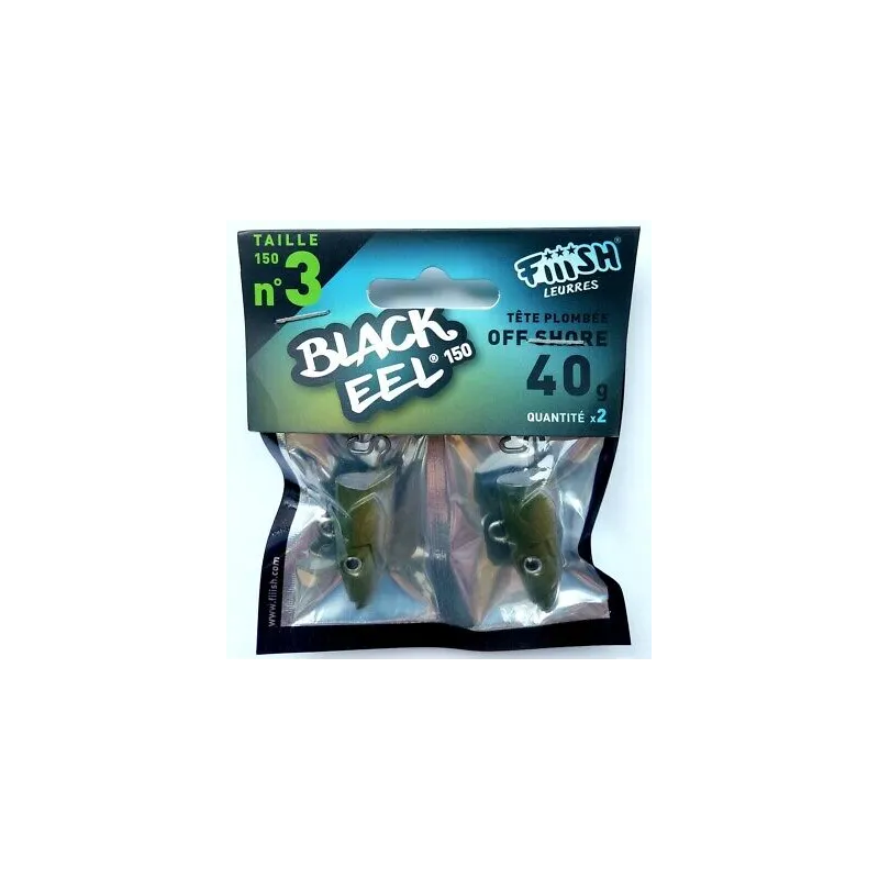 Cabezas Black Eel 150 - 40 gramos