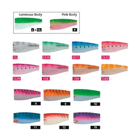 Squid Jig Ultra Cloth de Yo-Zuri M Color P8