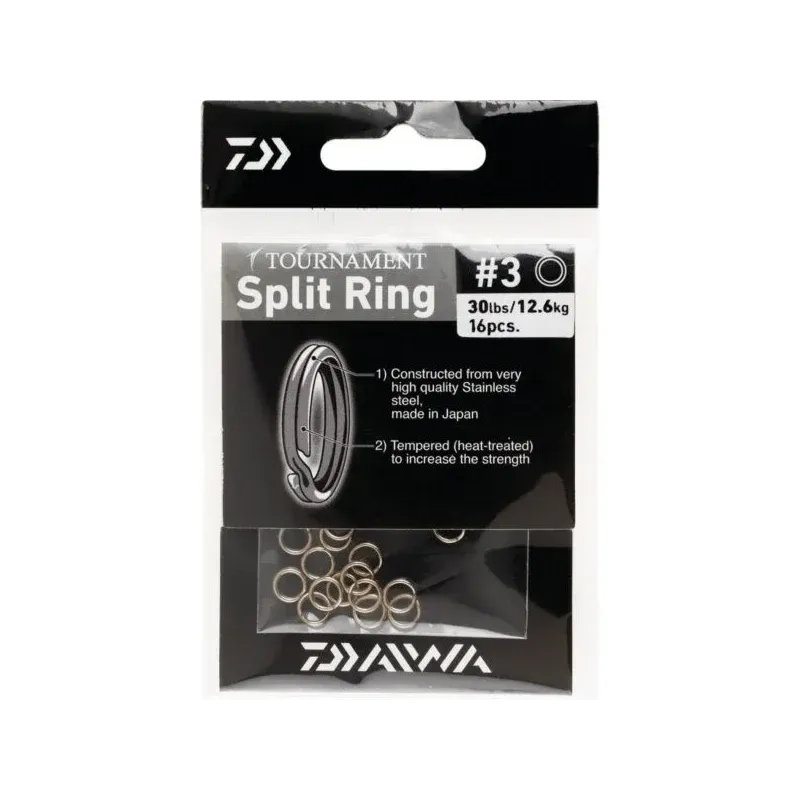 Split Ring Tournament de Daiwa 3 30 Lb