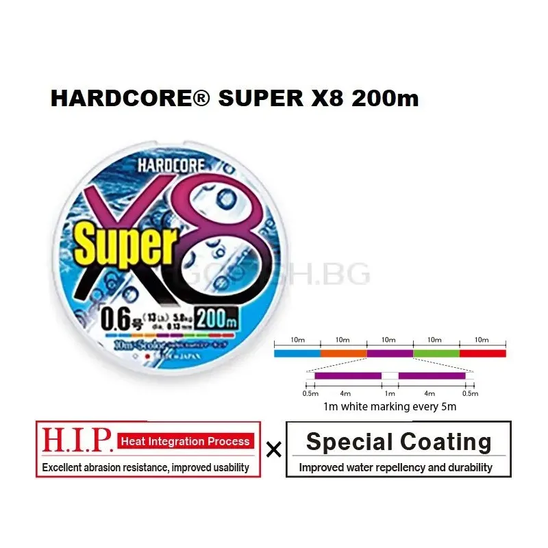 Duel Hardcore Super X8 - PE0.6 200m