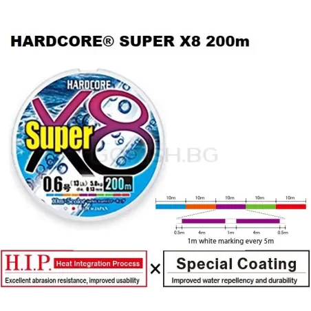 Duel Hardcore Super X8 - PE1.2 200m