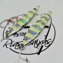Savage Gear Slim Squish Jig 100g Glow Zebra