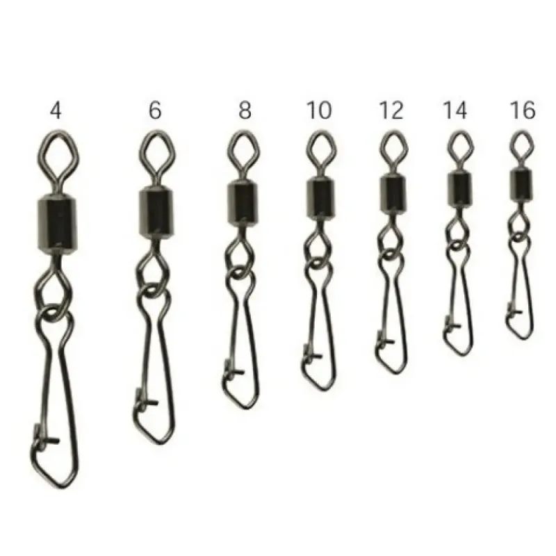 Rolling Negro Con Mosquetón Imperdible