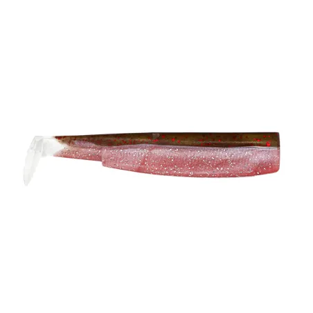 Vinilo Black Minnow 90mm Color Rose 3 Cuerpos