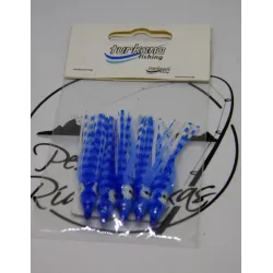 Pulpitos de Vinilo Azules 6cm 5 Unidades
