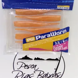 Vinilo Paraworm Dart De Major Craft UV Orange 3.5"