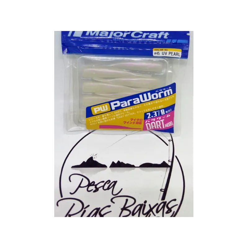 Vinilo Paraworm Dart De Major Craft UV Pearl 2.3"