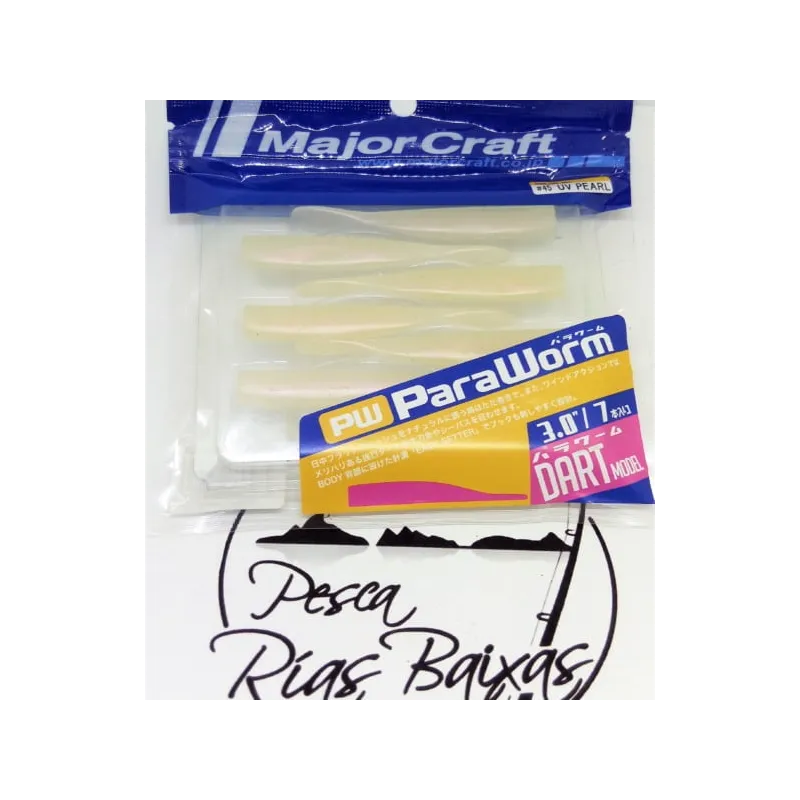 Vinilo Paraworm Dart De Major Craft UV Pearl 3.0"