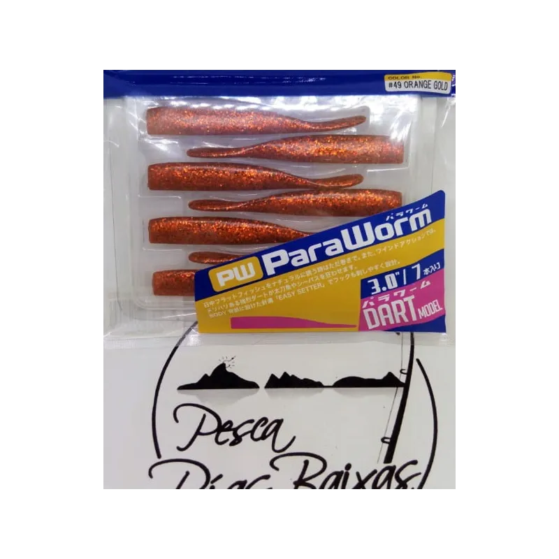 Vinilo Paraworm Dart De Major Craft Orange Gold 3.0"