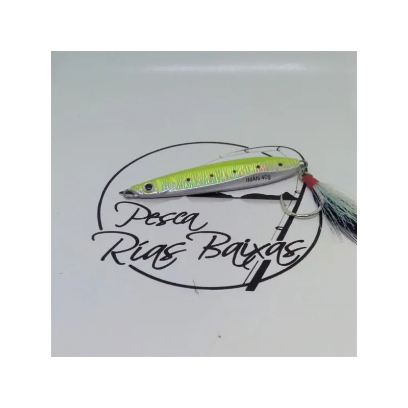 Jig Imán 40g Chartreuse de Spanish Lures