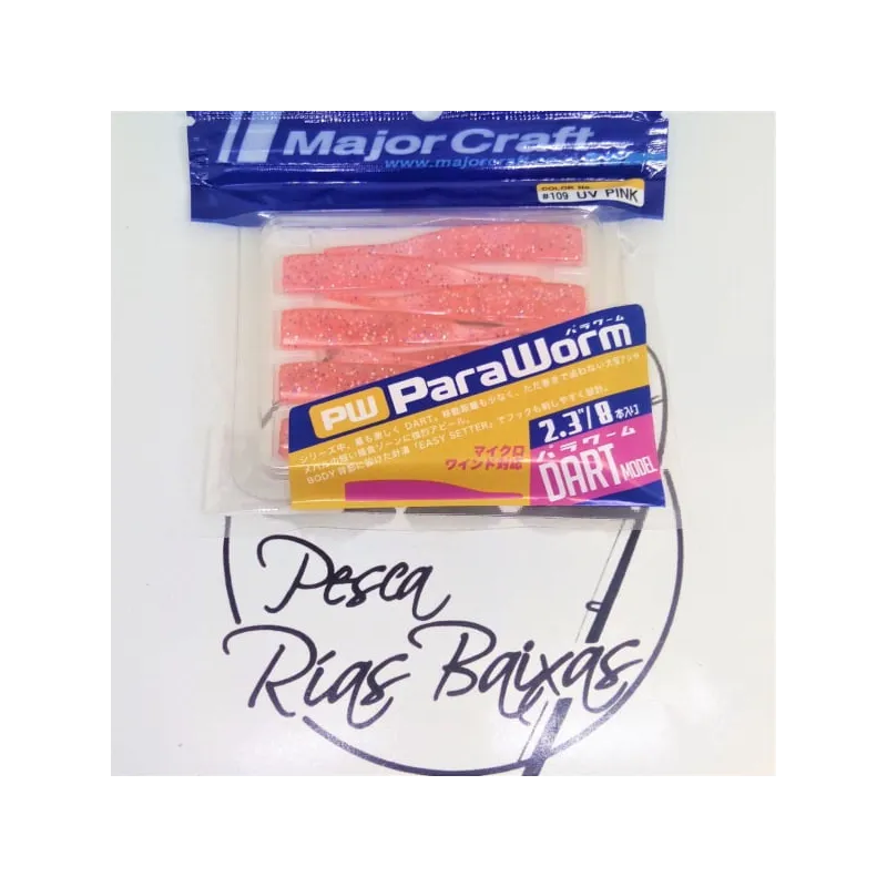 Vinilo Paraworm Dart De Major Craft UV Pink 2.3"