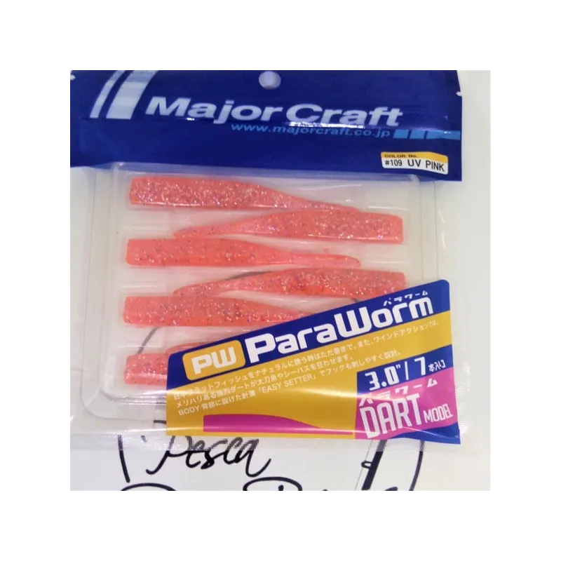 Vinilo Paraworm Dart De Major Craft UV Pink 3.0"