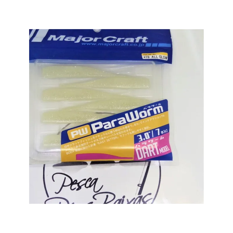 Vinilo Paraworm Dart De Major Craft All Glow 3.0"