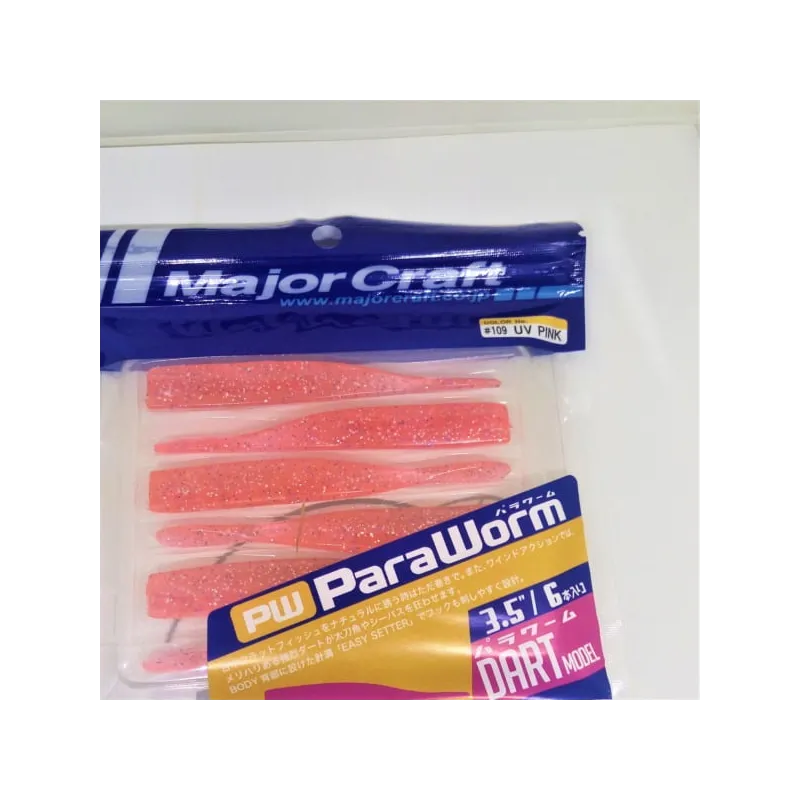 Vinilo Paraworm Dart De Major Craft UV Pink 3.5"