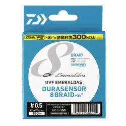 Daiwa Emeraldas Durasensor X8 Braid  - PE  0.5 150 m