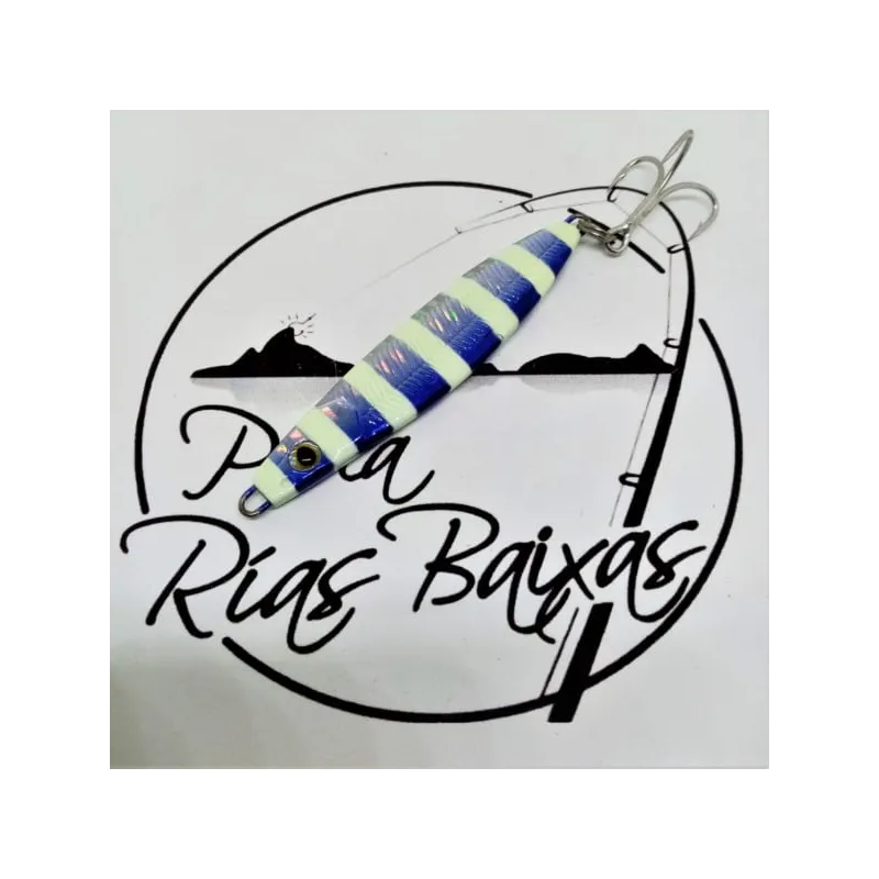 Savage Gear Psycho Sprat 35g Blue Glow Zebra
