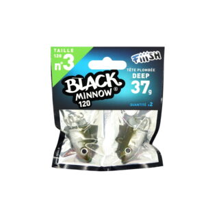 Cabezas 37G Black Minnow 120mm Color Kaki 2 Unidades