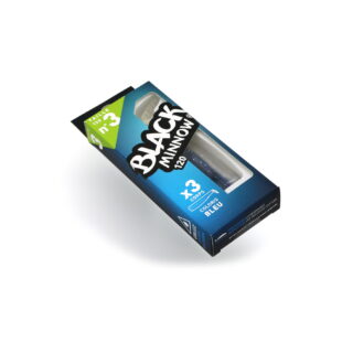 Vinilo Black Minnow 120mm Color Blue 3 Cuerpos