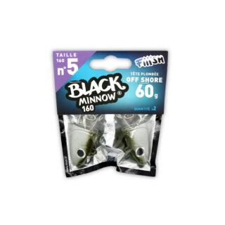Cabezas 60G Black Minnow 160mm Color Kaki 2 Unidades