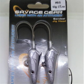 Savage Gear Sandeel Jig Head 63 g 2 Unidades